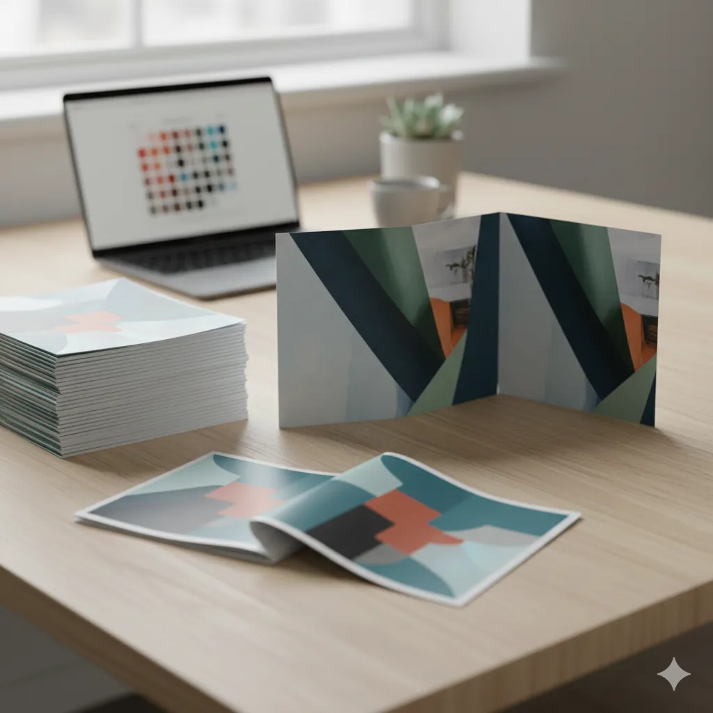 Brochures met meerdere paginas hoogwaardig drukwerk